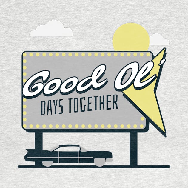 Good Ol' Days Together Vintage Drive-In by DC Bell Design